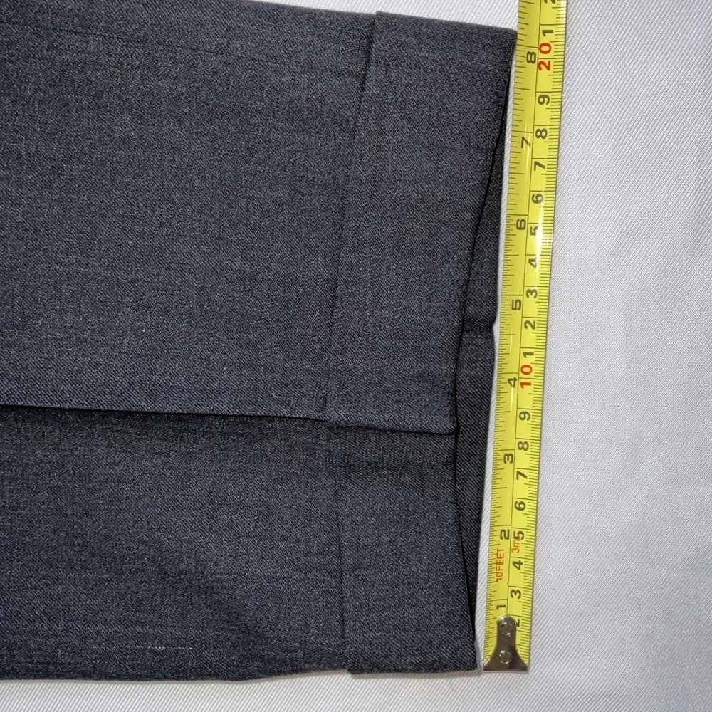 Men's 100% Wool Suit Savile Row Macys‎ Jacket 42 Long Waist 36 X29 Gray